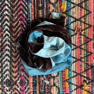 Silk & Velvet Scarf
